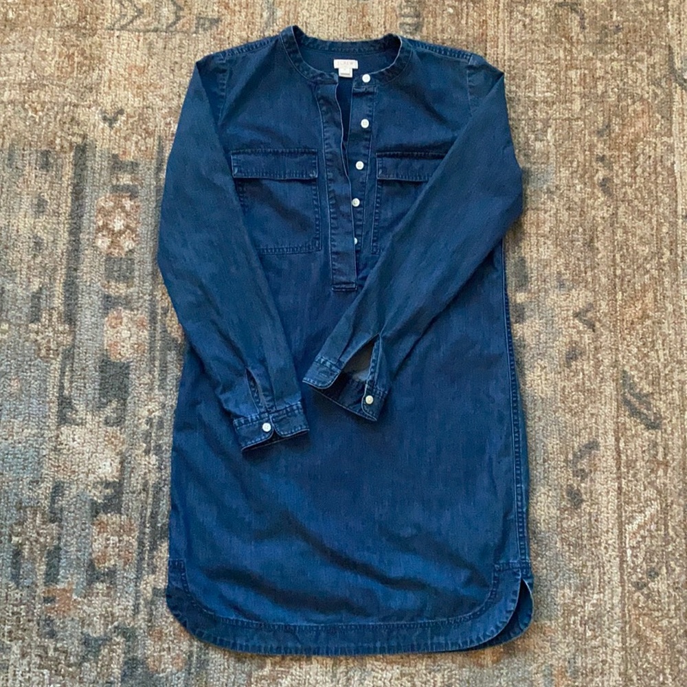 J. Crew Factory Chambray Dress